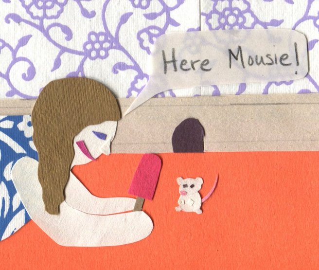The Middlest Sister: Mouse in the House "Here Mousie!" Popsicle